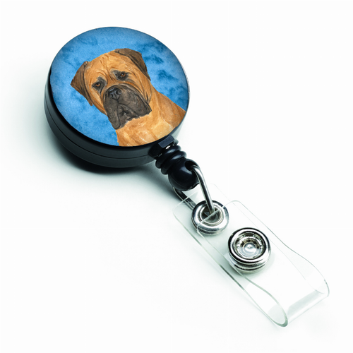 Dog Retractable Badge Reel - SS4793-BU-BR