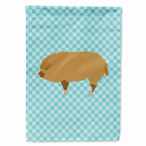 Animal/Bird Themed Blue Check Flag Canvas - BB8108CHF