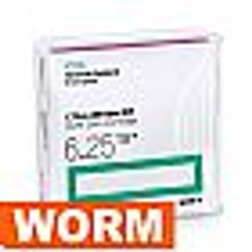 HPE LTO, Ultrium-6, C7976BW, 7A, (BaFe) 2.5TB/6.25TB, WORM, TAA