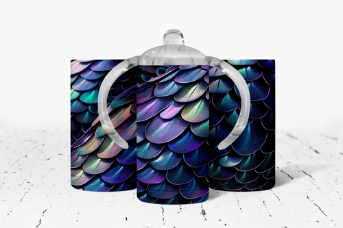 Dragon Scales Insulated Kids Dual Lid Sippy Cup Tumbler