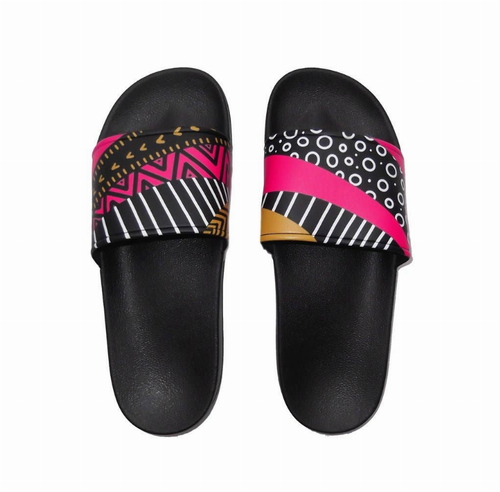 Fun Mismatched Slide Sandals - 750304