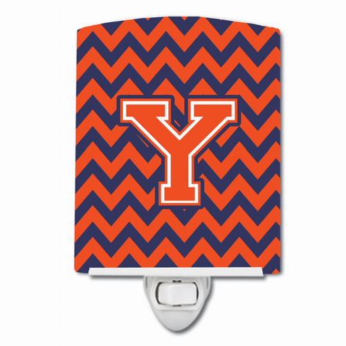Letter Chevron Ceramic Night Light - CJ1042-YCNL