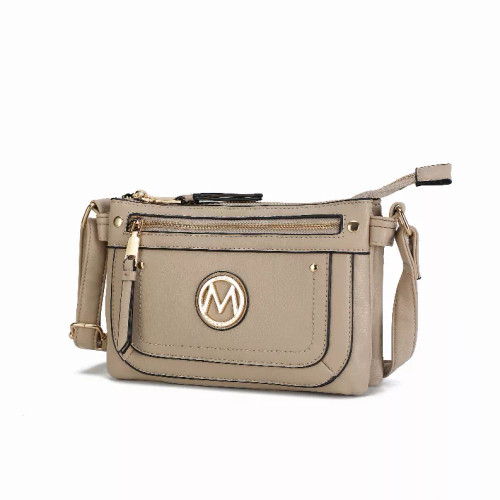Elaina Multi Pocket Crossbody - MKF-X343BG