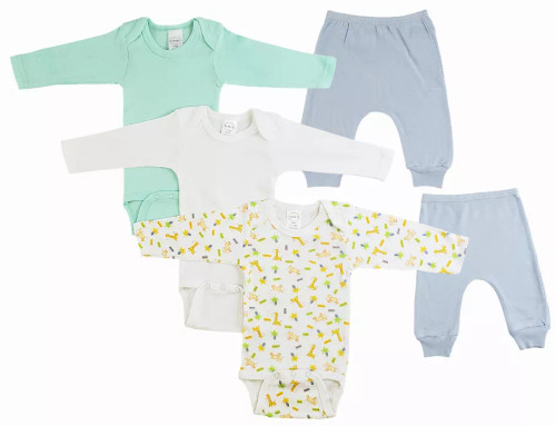 Bambini Infant Boys Long Sleeve Onezies and Joggers - S000522B001438P000222V004