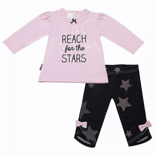Bold Star Ls Tshirt & Legging Set