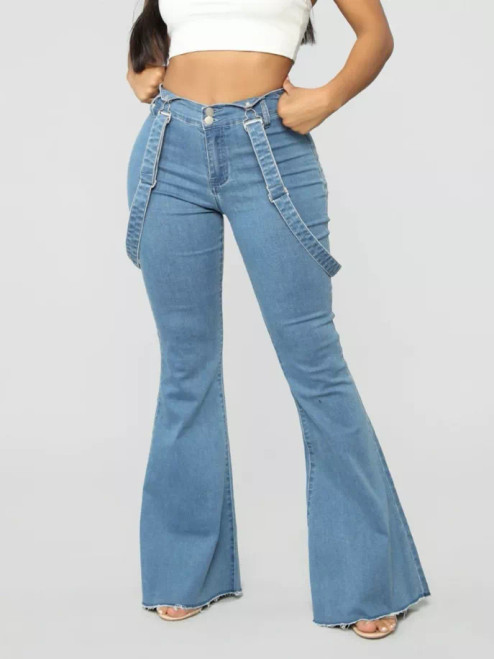 Flare Jeans Suspenders