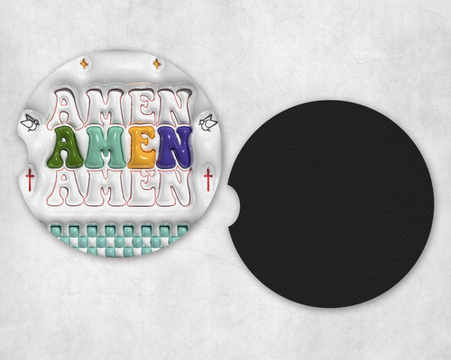 Amen|Car Coaster Set