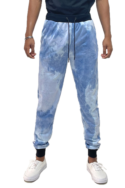 Tye Dye Sweats - TP568-WHITEBLUE-L