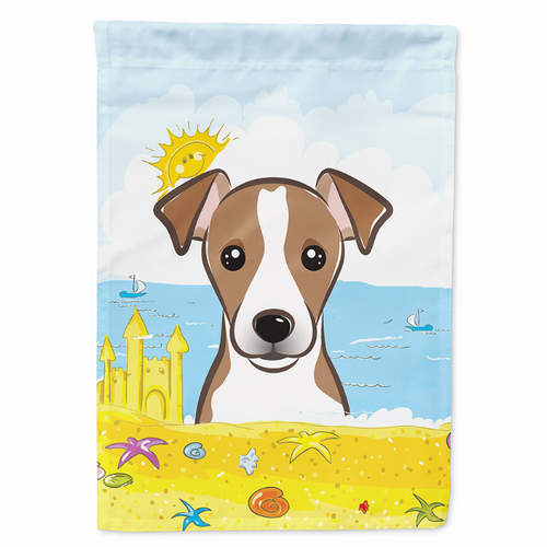Summer Beach/Dog Breed Flag Canvas - BB2128CHF