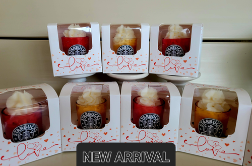 Mini Cafe theme candles in box - ZenCandle1148