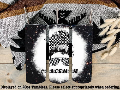 Race Mom Steel Tumbler