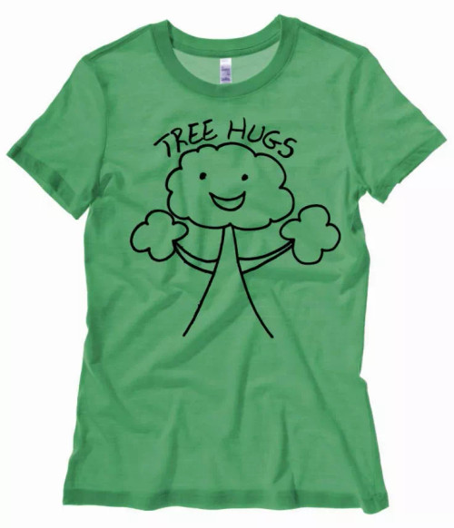 Tree Hugs Womens T-shirt