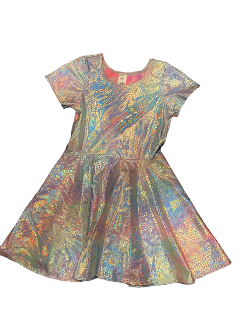 Holographic Skater Dress - S001831B002253P000192V011