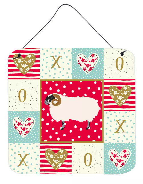 Scottish Blackface Sheep Love Wall or Door Hanging Prints