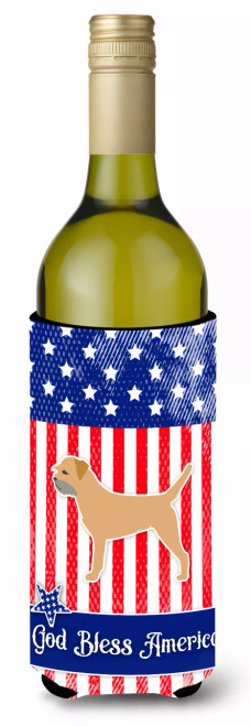 American Flag and Dog Wine Bottle Hugger - S000213B001695P072556V000