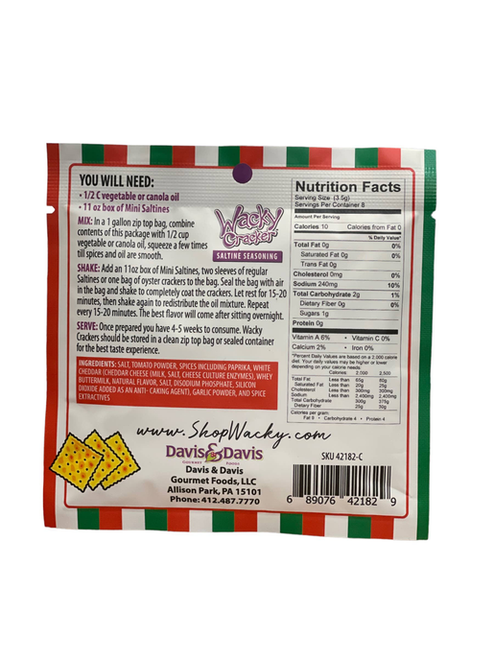 Pizza Wacky Cracker Seasoning