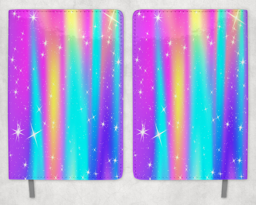 Rainbow Bright Printed 8 Inch  A-5 Journal