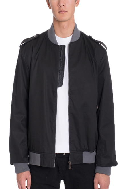 Cotton Windbreaker - 6025-BLK-M