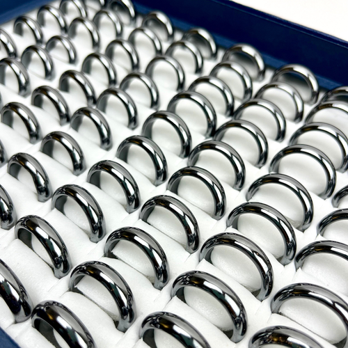 Hematite Rings | Bulk Discount! - 100 Pack