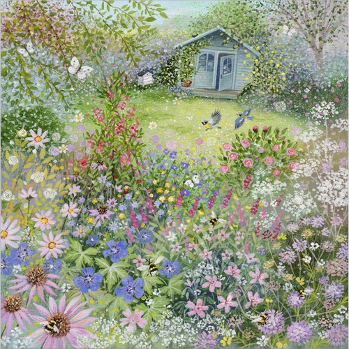 Garden with Bees and Butterflies by Lucy Grossmith, Canvas Art - C1086829-0120000-AAAACMA