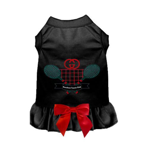 Gucchewi Tennis Club Dog Outfit - BarkFifthAve5162