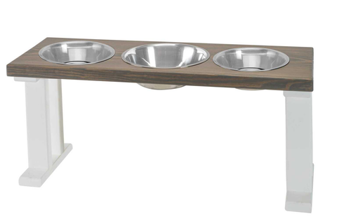 Farmhouse 3 Bowl Elevated Regular Feeder - S002434B002668P000003V009