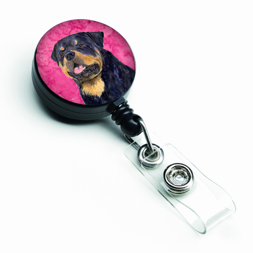 Dog Retractable Badge Reel - SS4800-PK-BR