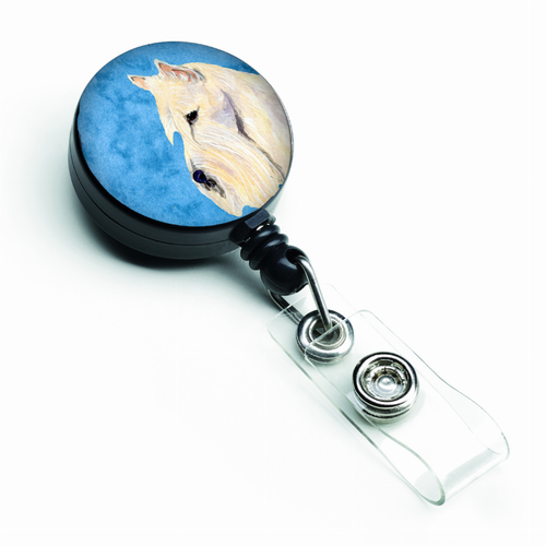 Dog Retractable Badge Reel - SS4806-BU-BR