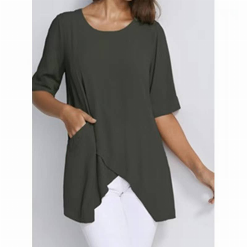 Handmade Dress - 100% Linen Spring Casual Wear - 171000033070