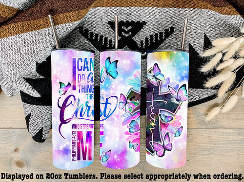 I Can Do All Things Steel Tumbler