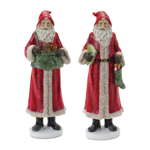 Santa with Toys Figurine