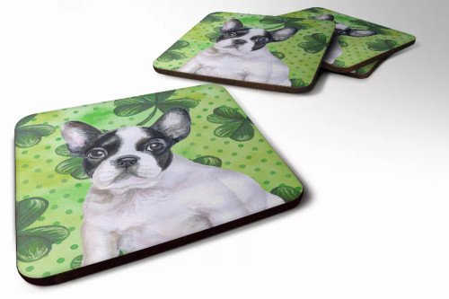 St Patrick's Design with Dog Foam Coaster Set of 4 - S000213B001695P113659V000