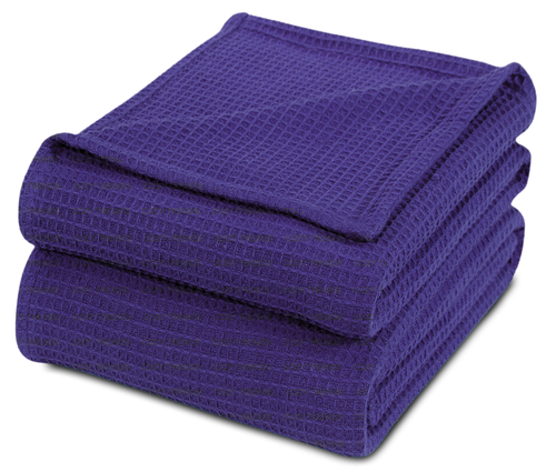 100% Combed Cotton Waffle Weave Soft Cozy All Season Thermal Blankets - CTC30