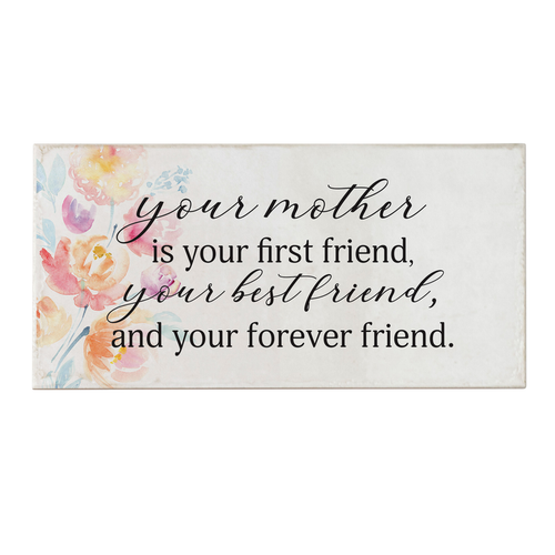 Wall Tile Your Mother First Friend White Wall Tile Your Mother First Friend White