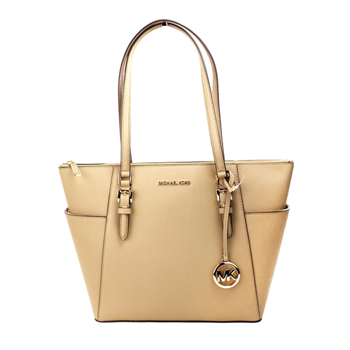 Michael Kors Charlotte Camel Large Top Zip Tote Michael Kors Charlotte Camel Large Top Zip Tote