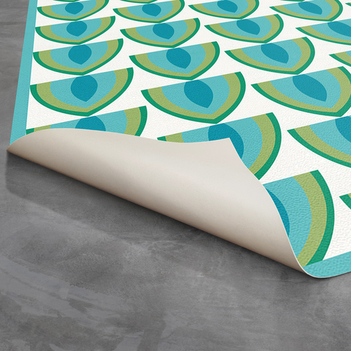 Fruit Bowl' Geometric Non-Slip Indoor/Outdoor Rug - FRTBWL-9X12