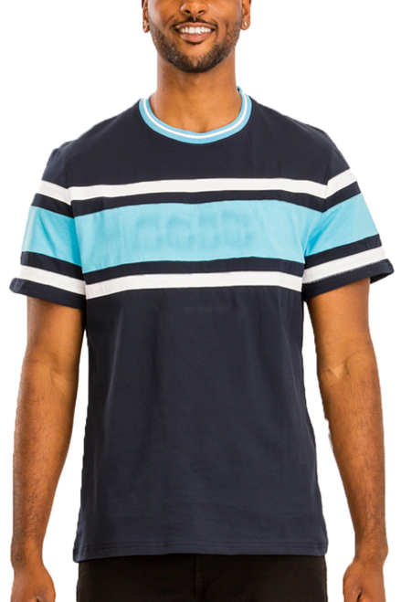 Vertical Color Block Tee - WEIV8964