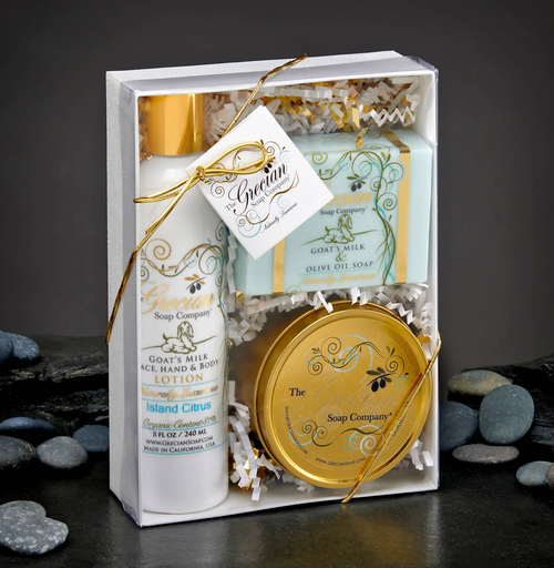 Lotion Soap and Candle Gift Set