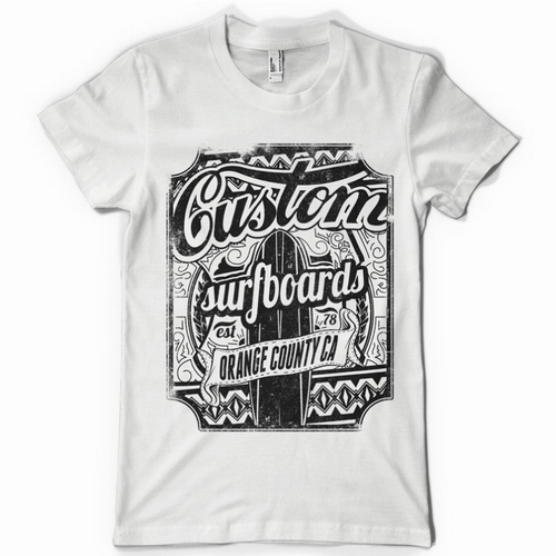 Custom Surfboards  T-Shirt - S001773B002232P003187V001