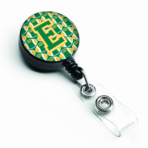 Football Retractable Badge Reel - CJ1069-EBR