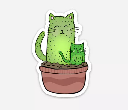 Catcus Sticker - 149900914