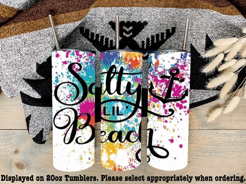 Salty Little Beach Steel Tumbler - 680-12