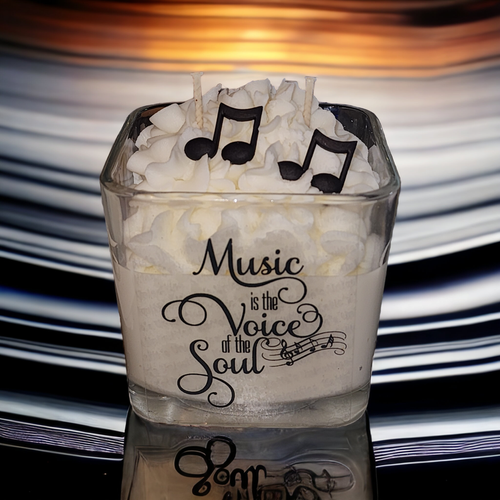 Music for the soul soy candle - ZenCandle1227