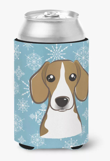 Snowflake Dog Design Can or Bottle Hugger - S000213B001695P056277V000