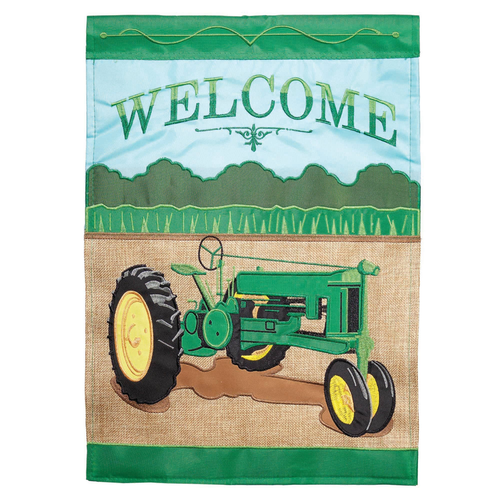 Flg Dapp Tractor Welcome Poly