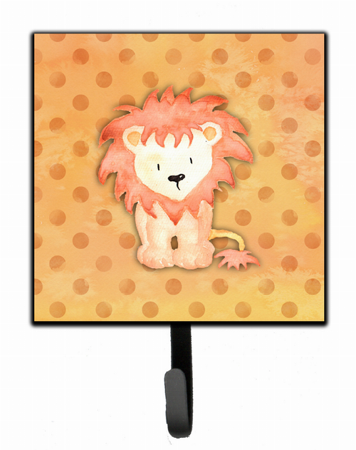 Polkadot Lion Watercolor Cartoon Art Themed Watercolor/Polkadot Leash or Key Holder