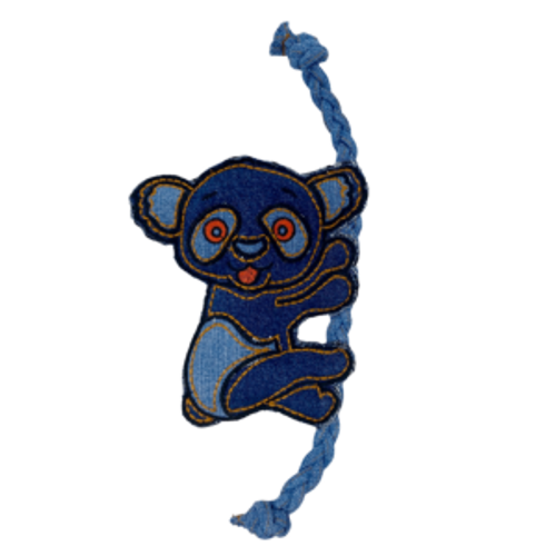 Koala Crinkle & Rope Toy
