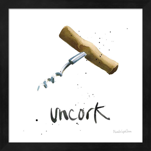 Pop the Cork VIII by Mercedes Lopez Charro, Framed Art