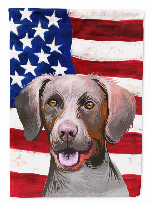 American Flag with Dog Artwork Flag Garden Size - CK6649GF
