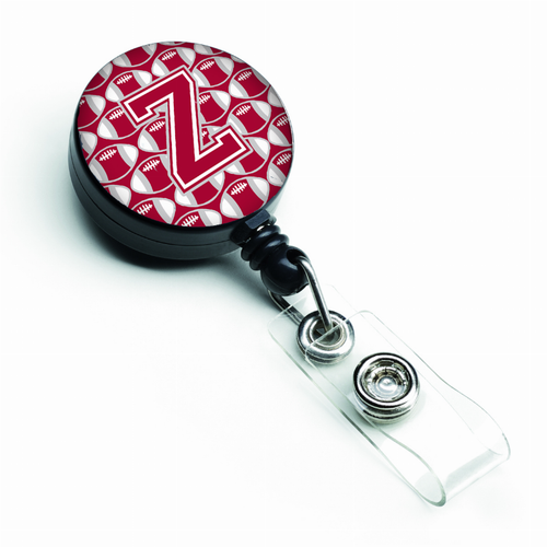 Football Retractable Badge Reel - CJ1065-ZBR